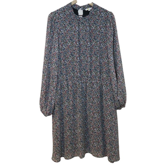 Boden Dresses & Skirts - Boden Floral Sundress Bishop Sleeves Adjustable Waist Career Work Casual Fairy